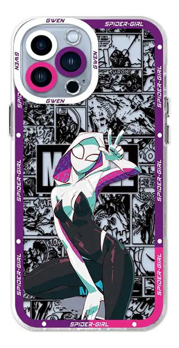 Funda De Teléfono Marvel Spider Man Gwen Para iPhone 15, 14,