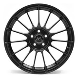 Rines 17 5/100 Jetta Clasico Vento Polo Neon Stratus 4 Rines Color Negro Mate