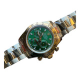 Reloj Rolex Automatico 40mm Daytona Zafiro Dorado Verde 