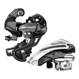 Combo Shimano Tensor Y Descarrilador Tourney Bcicleta Mtb