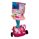 Juego Medico Carrito De Roll Niña 17pcs Juguetes Simulacion