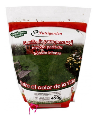 Semilla De Pasto Para Sol, Pasto Tránsito Intenso Rinde 20m2