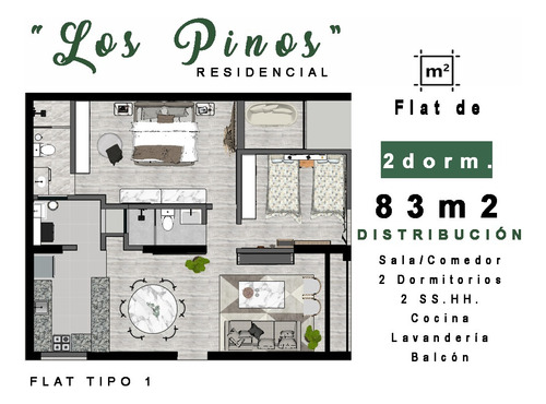 Departamentos En Venta Residencial Los Pinos - Imagen 2