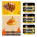 Cera De Abeja Orgánica Pura Natural Para Muebles, 3 Piezas