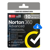 360 Advanced Norton 10 Dispositivos 12 Meses Esd