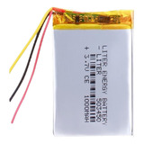 Bateria 3 Fios 3,7v  1000mah Gps  503450 -