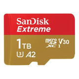 Cartão De Memória Sandisk 1 Tb Extreme Microsdxc Uhs-i Com A