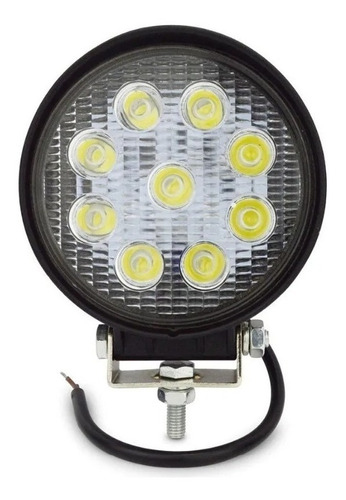 Faro Auxiliar Proyector 9 Led 27w Off Road 12v Reflector