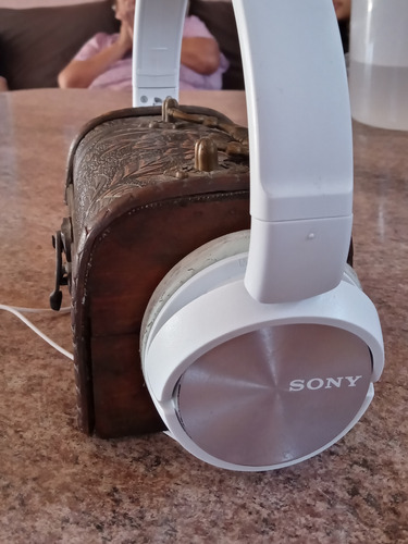 Auricular Sony Mdr-zx310ap Blanco Con Micrófono 