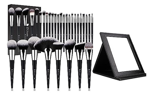 Cepillos De Maquillaje Ducare Profesional 32 Piezas Mirror D