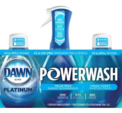 Lavalozas En Spray Platinum Powerwash Dawn 3 X 473 Ml