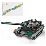 Inginediy Blind Tank Model Blocks Bloks Kits 1:30 Leopardo M