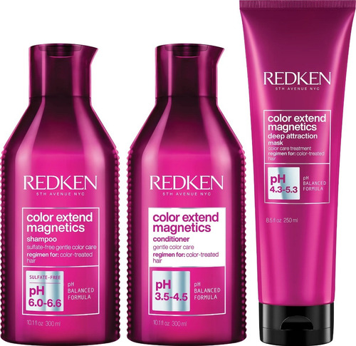 Redken Color Extend  Shampoo ,acondicionador.300 Ml. Máscara
