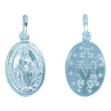 Dije En Plata L925 Virgen Milagrosa #1 Laniajoyeros