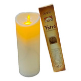 Velas Led Con Movimiento A Pila Importadas 20 Cm Fanal Farol