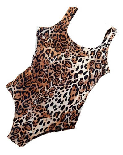 Body Feminino Maio Feminino Bori Estampado Animal Print