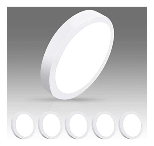 Panel Led 18w Sobreponer Luz Blanca Pack X 6 