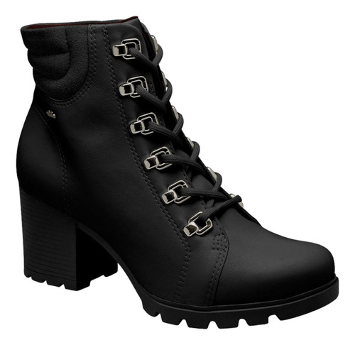 Bota Dakota Coturno Salto Alto Grosso Cano Curto Feminino