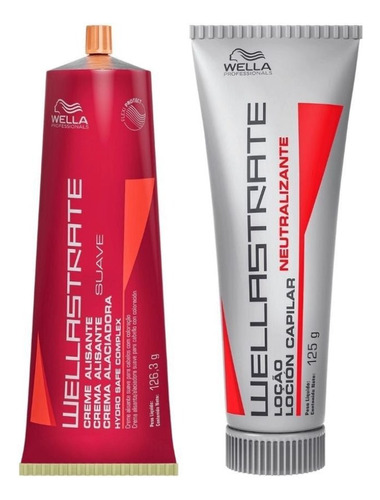 Alisado Wellastrate Suave + Neutralizante Wella Sin Formol