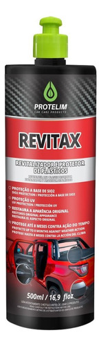 Revitax Protelim 500ml Revitalizador Protetor De Plasticos