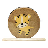 Instrumento Musical Tambor Mini Tigre Bebe Personalizado