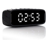 Reloj De Mesa  Despertador  Digital West Ck01  Color Negro 