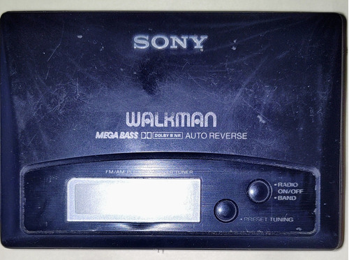 Sony Walkman Cassette/radio Wm-af605 Funcionando Reversible