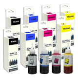 Pack X2  Tintas T664 / T 664 Refill Ink Para Epson