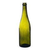 Botellas De Vidrio Champagne 750 Ml Verde Oliva X 24 Boca 29