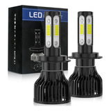 Kit Ampolleta Turbo Led 4 Lados H7 H8 H11 9005 Hb3 9006 Hb4