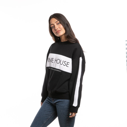 Buzo Rusty Alpine House Oversized Crew Mujer