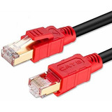 Cable Ethernet Cat8 5 Pies, 26awg Cable De Red Lan Cat 8 40g