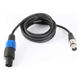 Hbu Paquete De 1 Cable Speakon A Xlr De 10 Pies - Conecto...