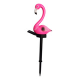 . Flamingo Decorativo Patio Trasero Lámpara Solar Decoración