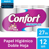 Papel Higienico Confort Dh Rendiplus 27mt X 12