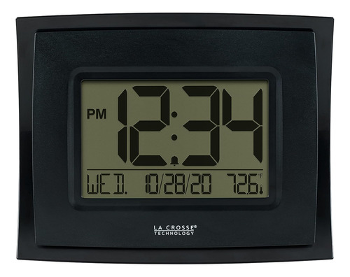 Reloj De Pared La Crosse Technology Digital, Negro