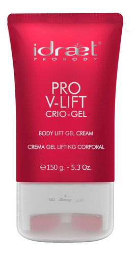 Crema Gel Lifting Corporal Idraet Pro V-lift Crio Gel 150gr 