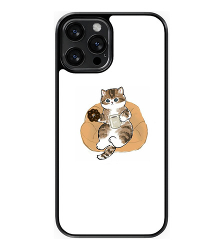 Funda Diseño Para iPhone  Gatito Protector #5