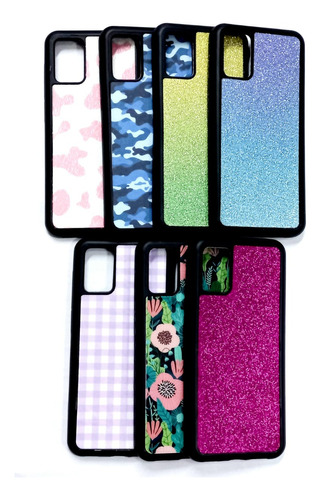 Funda Tpu Protectora Diseño Y Brillos Para Samsung A02s