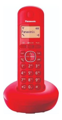Teléfono Inalámbrico Panasonic Kx-tgb210 Rojo