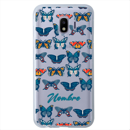 Funda Para Samsung Galaxy Mariposas Personalizada Tu Nombre