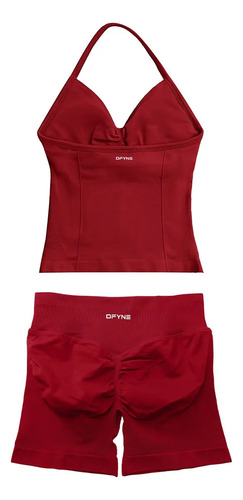 Conjunto De Gimnasia Dfyne Para Mujer, Ropa De Yoga Wv