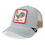 Gorra Goorin Bros Cock Mezclilla Azul Original Unitalla