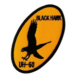 Parche Bordado Helicoptero Uh-60 Black Hawk 