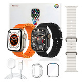 Relógio Smartwatch W69+ Ultra 49mm Series 10 Com 2 Pulseiras