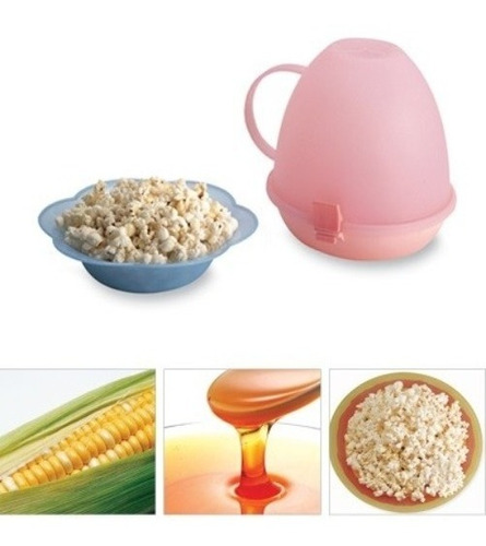 Crispetera Para Microondas Ball Maker Microwave Rosado