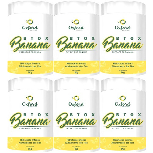 6 Btox Capilar Organic Extrato De Banana Sem Formol -atacado