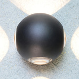 Lámpara Led Aplique Pared Moderno Tipo Esfera Exterior 12w