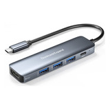 Hub Usb C, Adaptador Multipuerto Usb-c Dockteckexpand 5 En 1