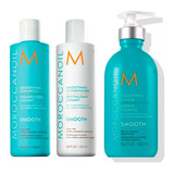 Moroccanoil Shampoo + Acondicionador 250 Ml + Locion Smooth
